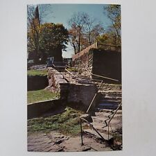 The Natural Stone Steps Harpers Ferry West Virginia WV Vintage Chrome Postcard picture