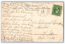 DPO (1893-1996) Knapp Creek NY Postcard Easter Greetings Pretty Girl Dog 1913 picture