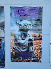 1997 Star Wars The Empire Strikes Back Poster Master Yoda Lucas Films  picture