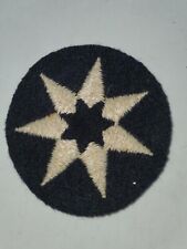 WWII US Army Black Wool 9th Service Command Officer Patch L@@K  picture