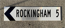 ROCKINGHAM NC Road Sign  - Old Style - .063 thick aluminum  24