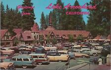Postcard Greetings from Lake Arrowhead California CA Vintage Cars picture