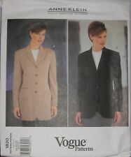 Vogue Pattern 1820 Anne Klein Jacket Size 18-20-22 picture