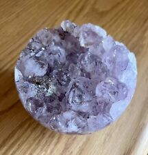 Large Gorgeous 3.5lb Natural Crystal Amethyst Geode Open Sphere Ball Third Eye picture