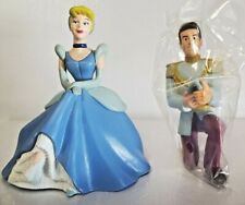 Vintage Decopac Disney Cinderella & Price Charming  PVC Figurine Cake Topper  picture