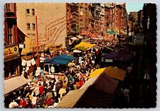 Feast of San Gennaro Little Italy New York City NY Vintage Postcard Manhattan picture