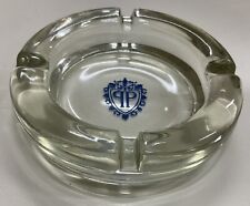 Vintage 5 Star Plaza Hotel New York NYC Clear Glass Ashtray Trinket Dish Rare picture