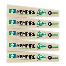 Hempire 1 1/4 Pre Rolled Cones 84mm Organic Cone. (5 Packs of 6, 30 Total) picture