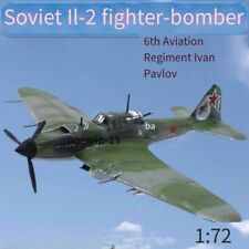1:72 WWII Soviet Air Force Ilyushin Il-2 Attack Aircraft Diecast Model Toy Gifts picture
