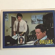 Dallas Tv Show Trading Card #18 JR Ewing Larry Hangman Patrick Duffy picture
