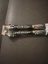2 CHEMLIGHT TACTICAL LIGHT BY CYALUME TECHNOLOGIES Green  12 HOUR Exp 08/2021 picture