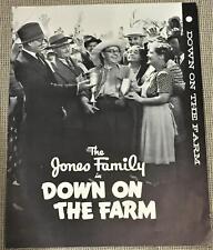 THE JONES FAMILY IN DOWN ON THE FARM / 1938 picture