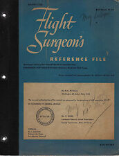 WWII Flight Surgeon's Reference File World War II Book Flight Manual - CD picture