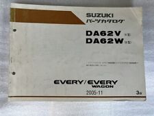 Suzuki Parts Catalog Every Wagon Da62V Da62W6 2005-11 3Rd Edition Japan S3 picture