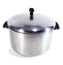 Farberware 8 Qt. StockPot with Lid Aluminum Clad Stainless Steel Vintage picture