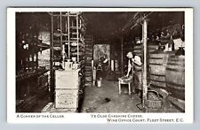 London England, Ye Olde Cheshire Cheese - Corner of the Cellar, Vintage Postcard picture