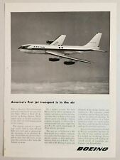 1954 Print Ad Boeing First Jet Transport in Flight Renton,Washington picture