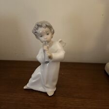 Lladro Angel Playing the Flute Figurine Statue Retired 1977  Mint NB picture