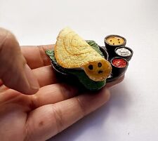 Dosa Miniature Handmade 3D Fridge Magnet India Souvenir picture