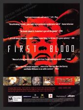 Turok Evolution Red First Blood Video Game 2000s Print Advertisement 2002 picture