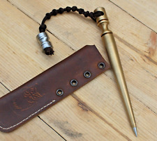 Marlin Spike Brass & Stainless Steel Tip Tool Perfect for EDC and Paracord Wor picture