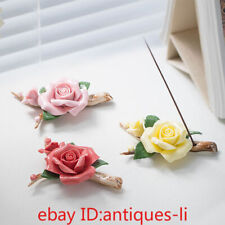 Chinese Porcelain, Beautiful Roses, Ceramic Home Decoration Ornaments picture