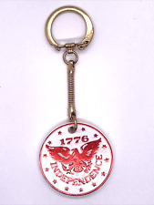Vintage Key Chain Goodyear Bicentennial 1776 1976 w/ Red Eagle picture