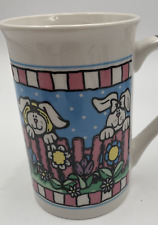 Royal Norfolk Easter Bunny Coffee Mug  12 Oz Garden Spring picture