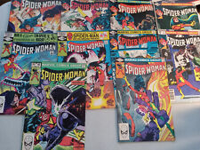 Spider-Woman Marvel Comic LOT 32 34 35 37 40 41 42 44 46 1st Flying Tiger 80s picture