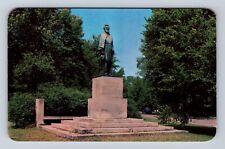 Rensselaer IN- Indiana, General Milroy Monument, Antique, Vintage Postcard picture
