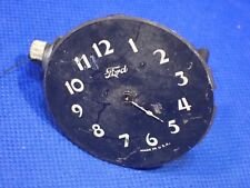 Vintage Ford Pull String Wind Car Mirror Clock Movement Only runs look Hot Rod picture