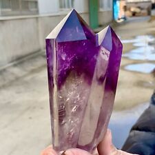 1.21LB Natural Amethyst Quartz Crystal Single-End Terminated Wand Point Healing picture