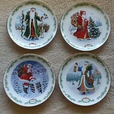 Lenox '92-'95 International/Victorian Santa Claus Plate Collection Set Of Four  picture
