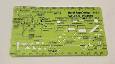 Berol RapiDesign R-34 Welding Symbols Template picture