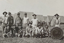 US MARINES 6TH MARINE REGT in CHINA w/USMC SYMBOL “DON’T TREAD ON ME” 1928 PHOTO picture