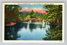 NC-North Carolina, Old Swimming Hole, Cool Retreat, Antique, Vintage Postcard picture