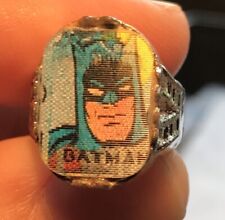 Vintage Gumball Batman & Robin Plastic Flicker Rings (Silver Color) NICE HTF picture