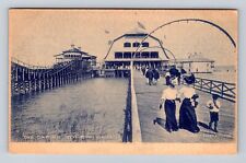 Toledo OH-Ohio, The Casino, Walkway, Antique, Vintage Postcard picture