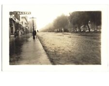 c1916 Ontario California CA Flood Street View Bakery Sign RPPC Photo Postcard picture