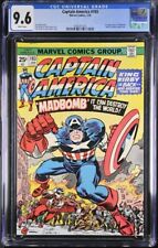 CAPTAIN AMERICA #193 1976 MARVEL CGC 9.6 1ST APP MADBOMB JACK KIRBY WHITE PAGES picture