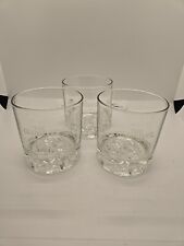 Vintage The Glenlivet Rocks Lowball Whiskey Scotch Glass with Heavy Base Set/3 picture
