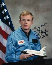 Roy Bridges Authentic Autographed NASA Astronaut STS Missions 8x10 Photo picture