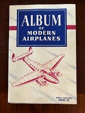 1940s Tobacco Cards Wings ALBUM MODERN AIRPLANES Wings Series B MINT picture