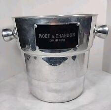 Vintage Moet & Chandon Champagne Barware Silver Color Aluminum Ice Bucket picture