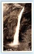 VTG RPPC Postcard Oregon Columbia River Horsetail Falls Real Photo Unposted A1 picture