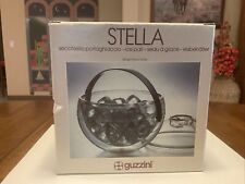 Vintage MCM Paolo Tilche Guzzini Stella Clear Lucite Sphere Globe Ice Bucket picture