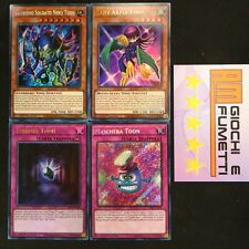 YUGIOH Italian TOON CARDS LOT Rare MIXED yu-gi-oh A REAL DEAL picture