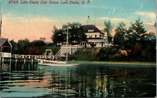 Vtg 1910s Lake Keuka Club House Hammondsport New York NY Postcard picture