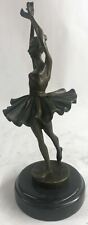 Bronze Handcrafted Art  Sculpture Prima Ballerina Dancer Ballet Marble Figurine picture