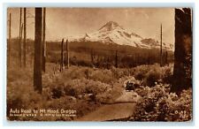 1914 Portland OR, Auto Road to Mt. Hood Volcano Oregon OR Postcard  picture